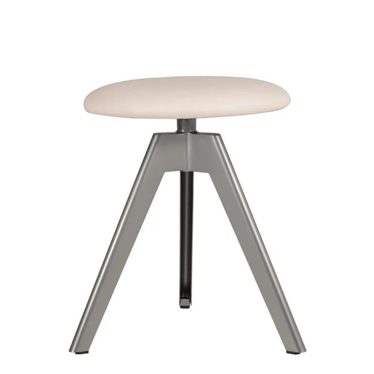 Vérone Carrier® Tabouret bas pivotant en métal et synthétique