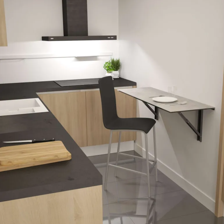 Vulcano Table murale pliante en céramique