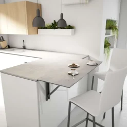 Vulcano Table murale pliante en céramique