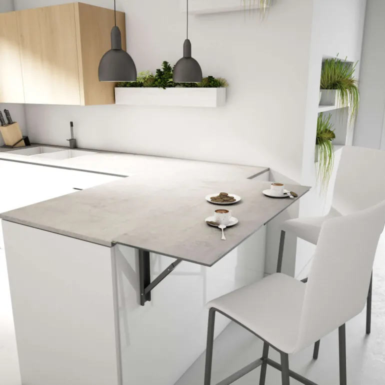 Vulcano Table murale pliante en céramique