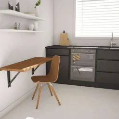 Vulcano Table murale rabattable en stratifié ou mélaminé