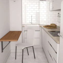 Vulcano Table murale rabattable en stratifié ou mélaminé