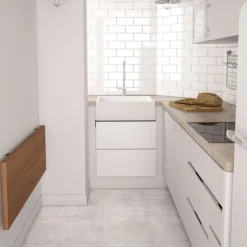 Vulcano Table murale rabattable en stratifié ou mélaminé