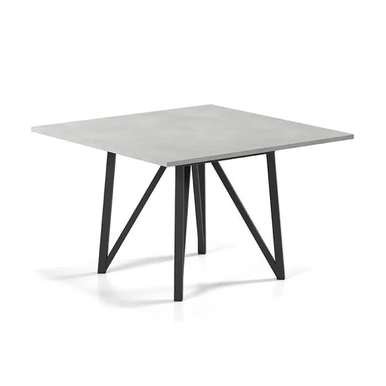 Wacko 2.0 Table carrée design pieds en métal