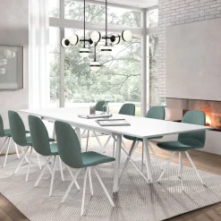 Wacko 2.0 Table extensible design avec pieds en métal