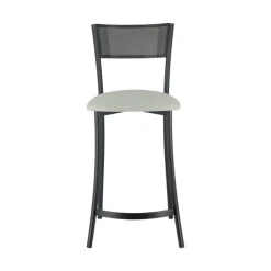 Wasabi Carrier® Tabouret haut assise en tissu et structure en métal fabrication française