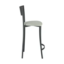 Wasabi Carrier® Tabouret haut assise en tissu et structure en métal fabrication française