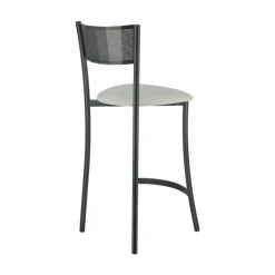 Wasabi Carrier® Tabouret haut assise en tissu et structure en métal fabrication française