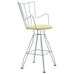 Well Carrier® Tabouret snack design en synthétique et métal