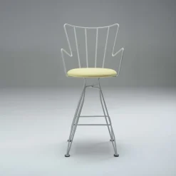 Well Carrier® Tabouret snack design en synthétique et métal