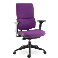 Wi max Fauteuil de bureau en tissu avec roulettes