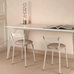 Xoxo Carrier® Chaise pour enfant française en métal avec assise rembourrée