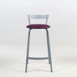 Xoxo Carrier® Tabouret snack fabriqué en France structure en métal et assise rembourrée