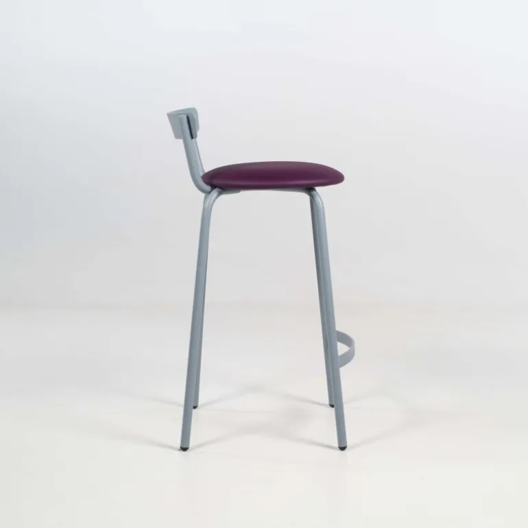 Xoxo Carrier® Tabouret snack fabriqué en France structure en métal et assise rembourrée