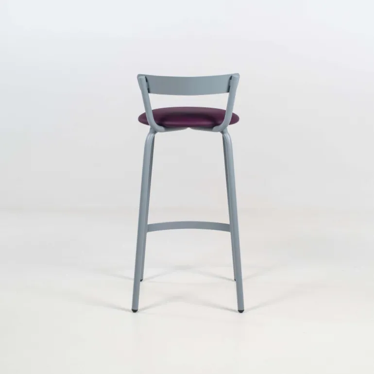 Xoxo Carrier® Tabouret snack fabriqué en France structure en métal et assise rembourrée