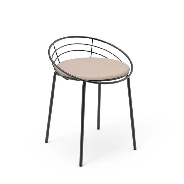 Yaël Carrier® Tabouret bas design made in Franceen métal