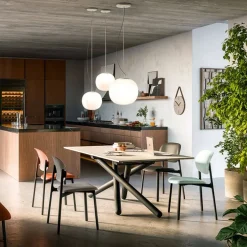 Zero Connubia® Chaise moderne empilable en polypropylène recyclé